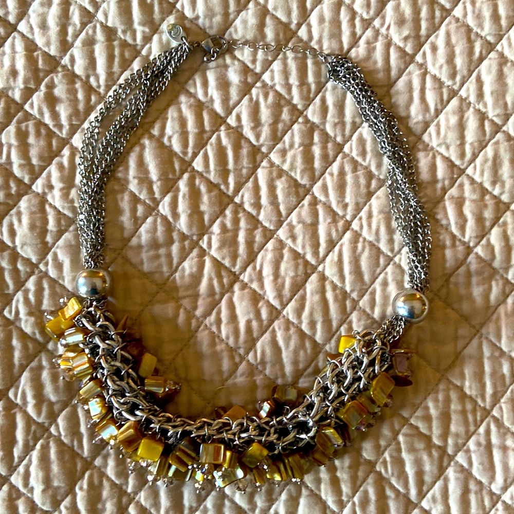 Chunky beaded necklace
